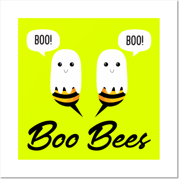 Boo Bees Wall Art by Work Memes